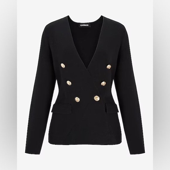 Express Jackets & Coats Express Double Breasted Sweater Jacket In